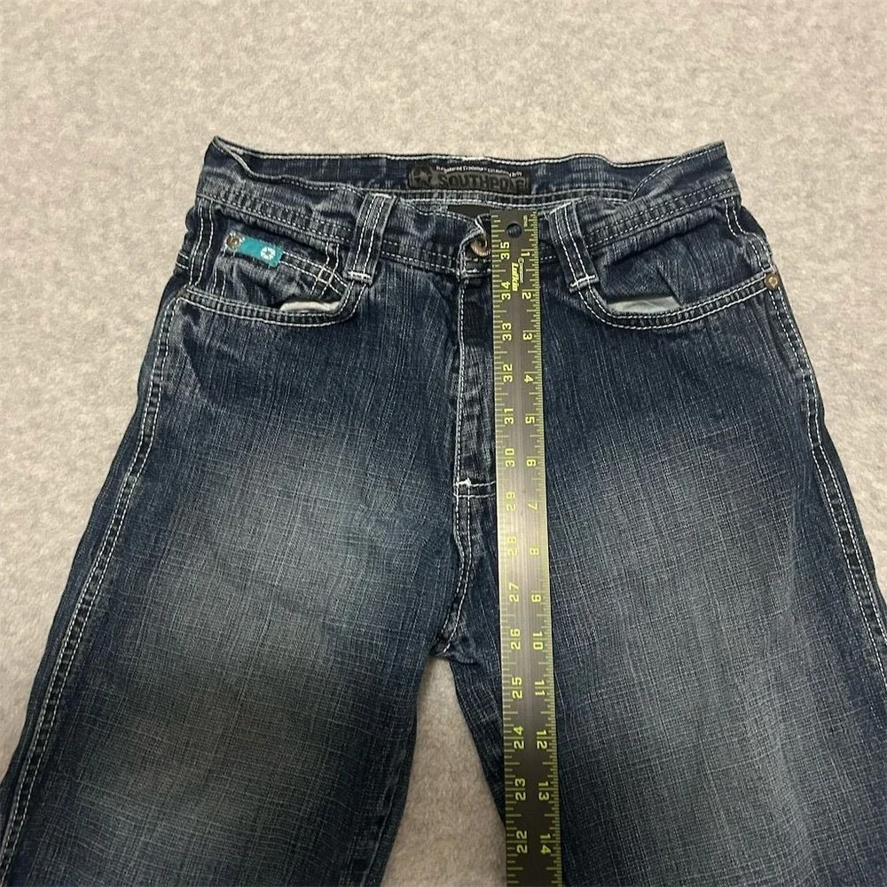 Southpole Boys' Denim Jean Shorts Dark Size 10 Casual Summer Wear Y2K Jorts